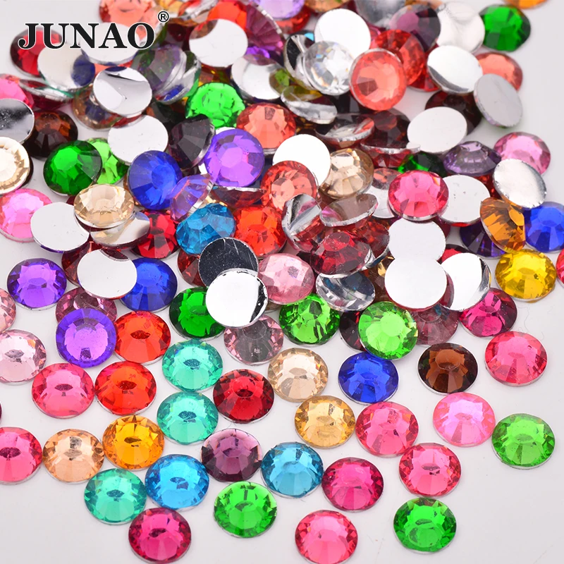 JUNAO 2 3 4 5 6mm Colorful Round Resin Rhinestone Applique Flatback Face Nail Art Decoration Crystal Stones Non Hotfix Strass
JUNAO 2 3 4 5 6mm Colorful Round Resin Rhinestone Applique Flatback Face Nail Art Decoration Crystal Stones Non Hotfix Strass