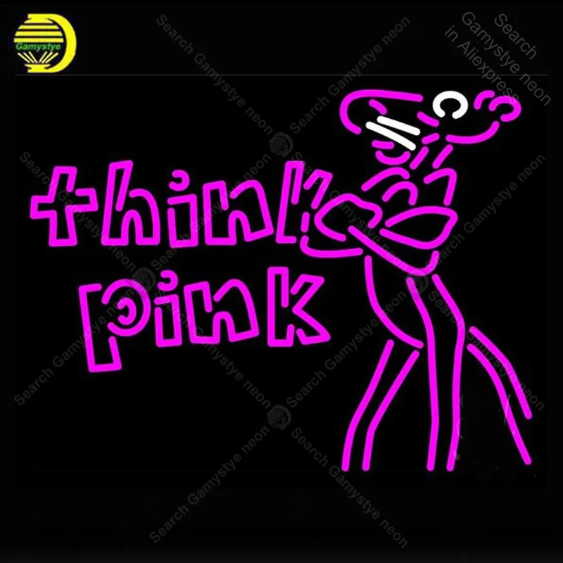 Think Pink Pink Panther Neon Sign Neon Bulbs sign Iconic Sign Beer Bar Pub light Lamps Sign display advertise enseigne lumine
Think Pink Pink Panther Neon Sign Neon Bulbs sign Iconic Sign Beer Bar Pub light Lamps Sign display advertise enseigne lumine