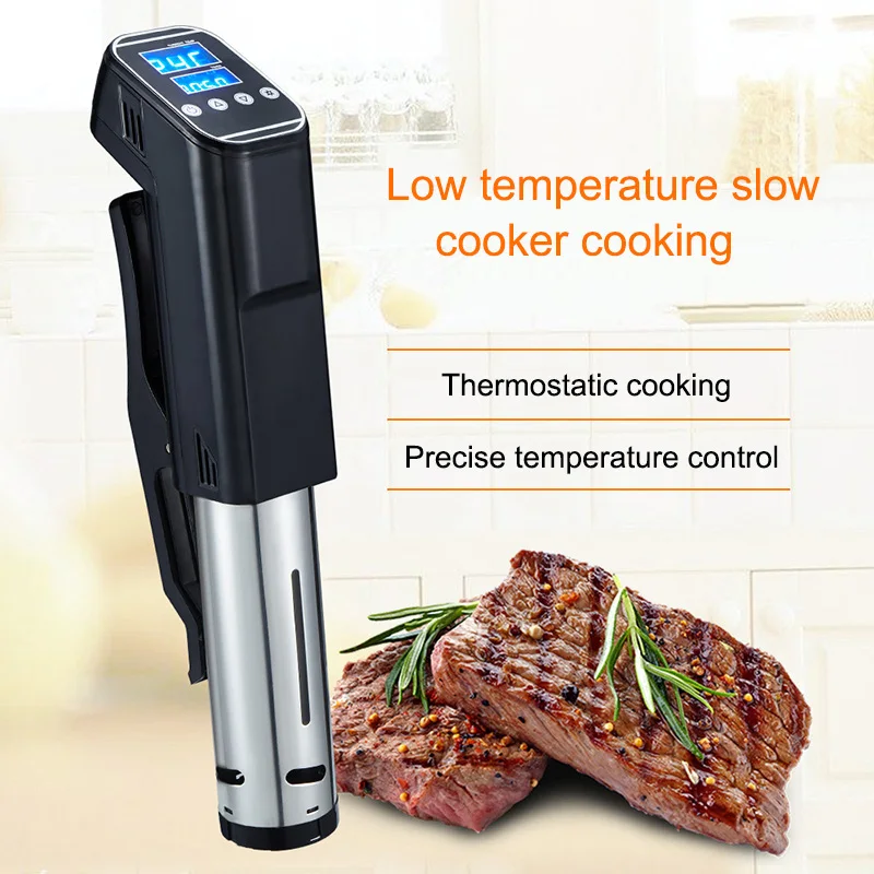 Hot New 1000W Digital Sous Vide Precision Cooker with Immersion Circulator Machine Timer HY99 DC10
Hot New 1000W Digital Sous Vide Precision Cooker with Immersion Circulator Machine Timer HY99 DC10