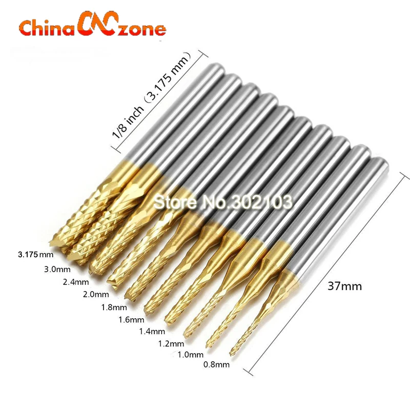 Carbide Milling Cutter Tool Router Bits for Wood CNC Metal Head Groove Cutter PCB 2.4mm Carbide End Mill Engraving Bits For CNC
Carbide Milling Cutter Tool Router Bits for Wood CNC Metal Head Groove Cutter PCB 2.4mm Carbide End Mill Engraving Bits For CNC