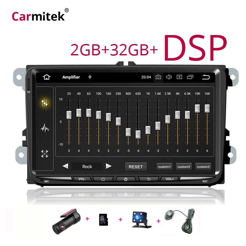Автомагнитола 2 din с Android DSP GPS навигацией для VW PASSAT B5 B6 Volkswagen Skoda Octavia golf 5 6 leon Tiguan