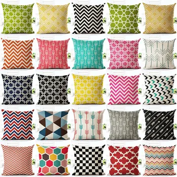 Colorful Geometric Series Printed Linen Cotton Square 45x45cm Home Decor Houseware Throw Pillow Cushion Cojines Almohadas
Colorful Geometric Series Printed Linen Cotton Square 45x45cm Home Decor Houseware Throw Pillow Cushion Cojines Almohadas