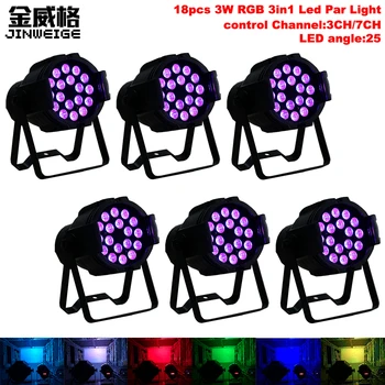 Free Shipping 6pcs/lot 18x3w Led Par Lights RGB 3in1 Led Par Light Led Par Can Dmx512 Disco Lights Professional Stage Dj Lights
Free Shipping 6pcs/lot 18x3w Led Par Lights RGB 3in1 Led Par Light Led Par Can Dmx512 Disco Lights Professional Stage Dj Lights