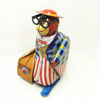 Adult Collection Retro Wind up toy Metal Monkey on a business trip Mechanical Clockwork toy figures model kids christmas gift
Adult Collection Retro Wind up toy Metal Monkey on a business trip Mechanical Clockwork toy figures model kids christmas gift