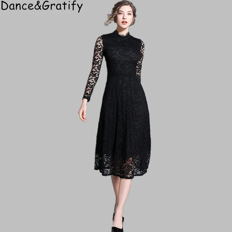 Long Midi Summer Dress Women New 2019 Elegant Sexy Hollow Out Black Red Lace Dress Female Vintage A-Line Party Dress Plus Size
Long Midi Summer Dress Women New 2019 Elegant Sexy Hollow Out Black Red Lace Dress Female Vintage A-Line Party Dress Plus Size