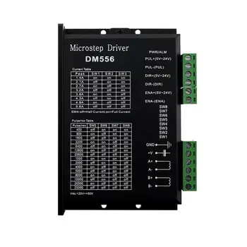 DM556 Digital Stepper Motor Driver NEMA23 NEMA34 Stepper Motor Controller 5.6A DC 20-50V
DM556 Digital Stepper Motor Driver NEMA23 NEMA34 Stepper Motor Controller 5.6A DC 20-50V