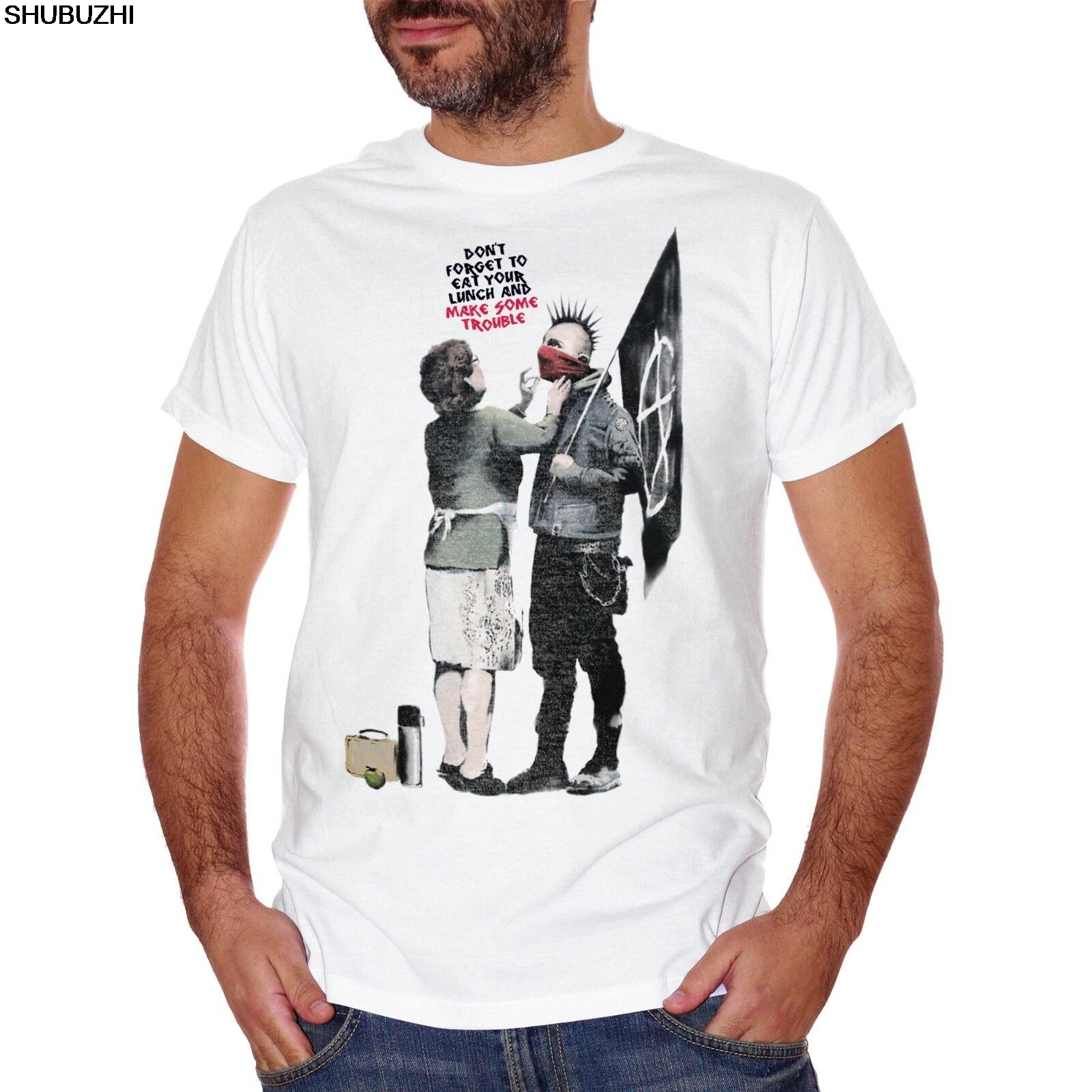 T-Shirt Banksy Mamma Anarchico Kiss Artist Street Art Stencil Bristol Brand Men Fashion Summer Listing Fashion Make T Shirt
T-Shirt Banksy Mamma Anarchico Kiss Artist Street Art Stencil Bristol Brand Men Fashion Summer Listing Fashion Make T Shirt