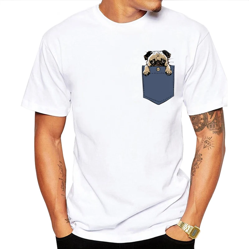 Newest Pugturday Men t-shirt pug in pocket design male funny tops cartoon printed hipster short sleeve casual cool tee
Newest Pugturday Men t-shirt pug in pocket design male funny tops cartoon printed hipster short sleeve casual cool tee