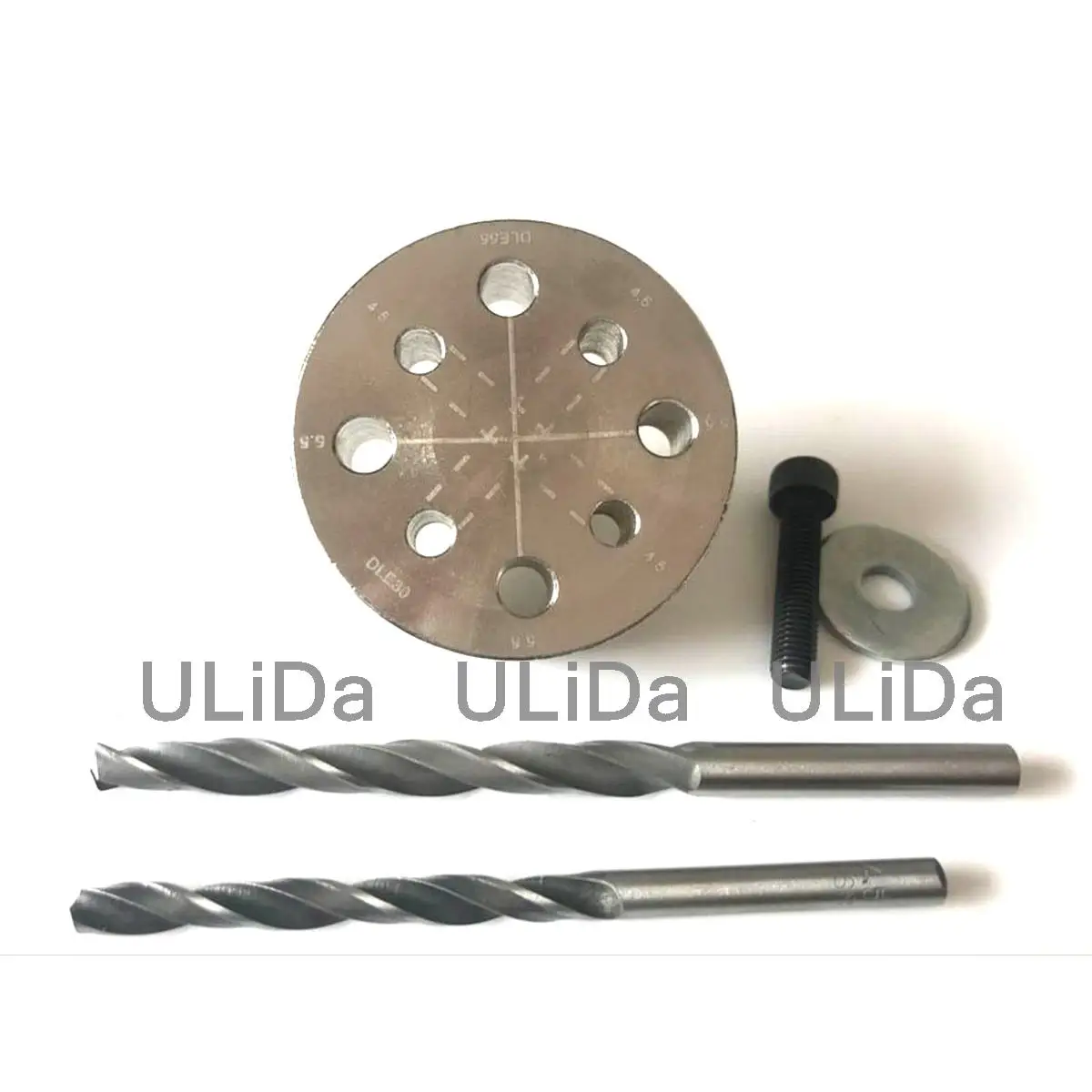 DLE30 DLE55 EME55 Propeller Drill Jig Metal DLE35RA/40/55RA/60/61 DLA32/56/58/64 MLD35 Enigne Props Drill Guide Piercer w/ screw
DLE30 DLE55 EME55 Propeller Drill Jig Metal DLE35RA/40/55RA/60/61 DLA32/56/58/64 MLD35 Enigne Props Drill Guide Piercer w/ screw