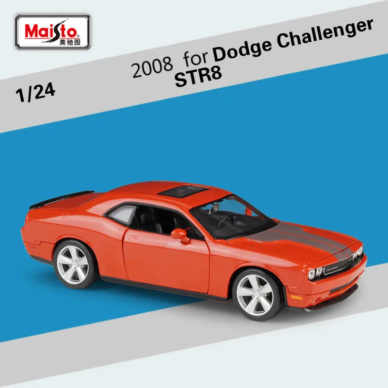 Maisto for Dodge Challenger STR8 American Muscle Car Alloy Model Diecast for Dodge Super Racing Model Car Speelgoed Auto 1:24
Maisto for Dodge Challenger STR8 American Muscle Car Alloy Model Diecast for Dodge Super Racing Model Car Speelgoed Auto 1:24