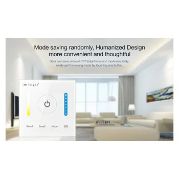 New Milight P2 Panel Led Controller Touch Switch Panel Brightness and color temperature Led Dimmer for Led Strip, Panel Lights
New Milight P2 Panel Led Controller Touch Switch Panel Brightness and color temperature Led Dimmer for Led Strip, Panel Lights