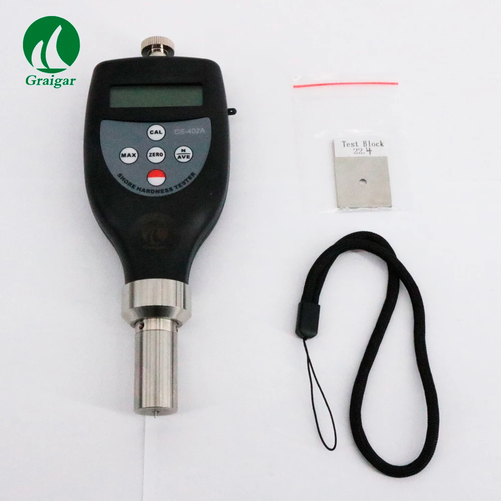 Hardness Tester CS-402A Type A Durometer Test Block Kit Containing 7 Colors
Hardness Tester CS-402A Type A Durometer Test Block Kit Containing 7 Colors
