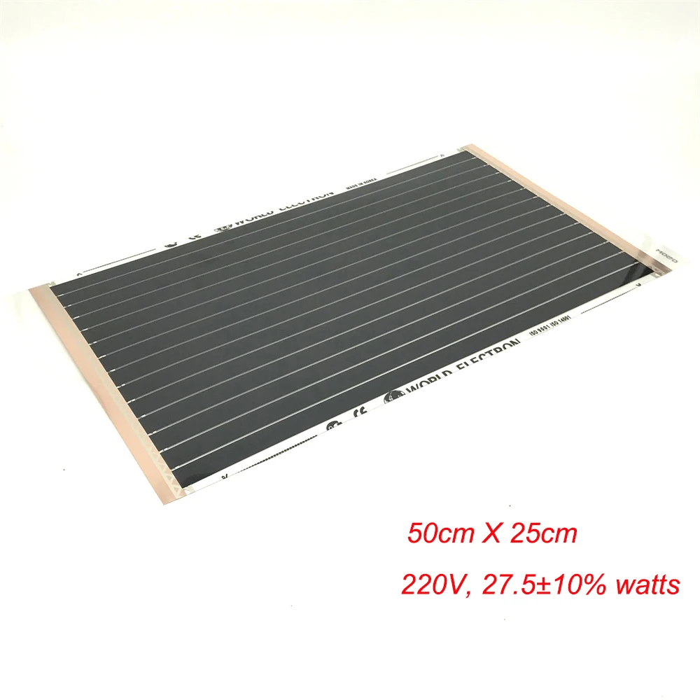 50cm x 25cm Dog or Cat House Warm Carbon Small Heating Film, for DIY Pets/Animals Warm Floor Carpet
50cm x 25cm Dog or Cat House Warm Carbon Small Heating Film, for DIY Pets/Animals Warm Floor Carpet