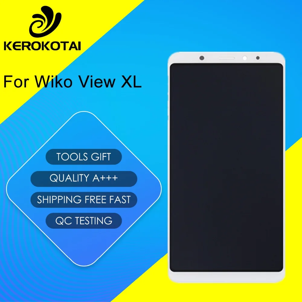 FOR Wiko View XL 100% Tested Good Quality LCD Display Touch Screen Digitizer Full Assembly Wiko View XL LCD Assembly
FOR Wiko View XL 100% Tested Good Quality LCD Display Touch Screen Digitizer Full Assembly Wiko View XL LCD Assembly
