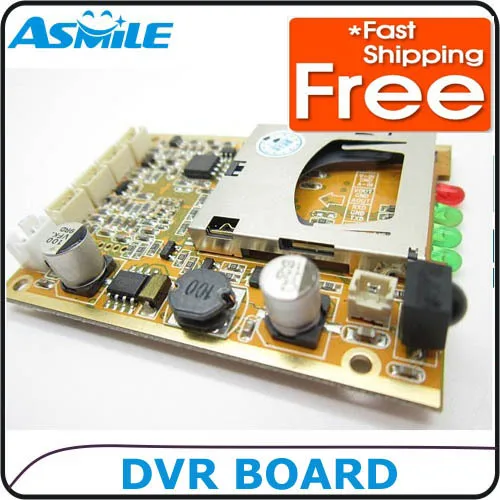 H.264 mobile dvr board factory with remote controller