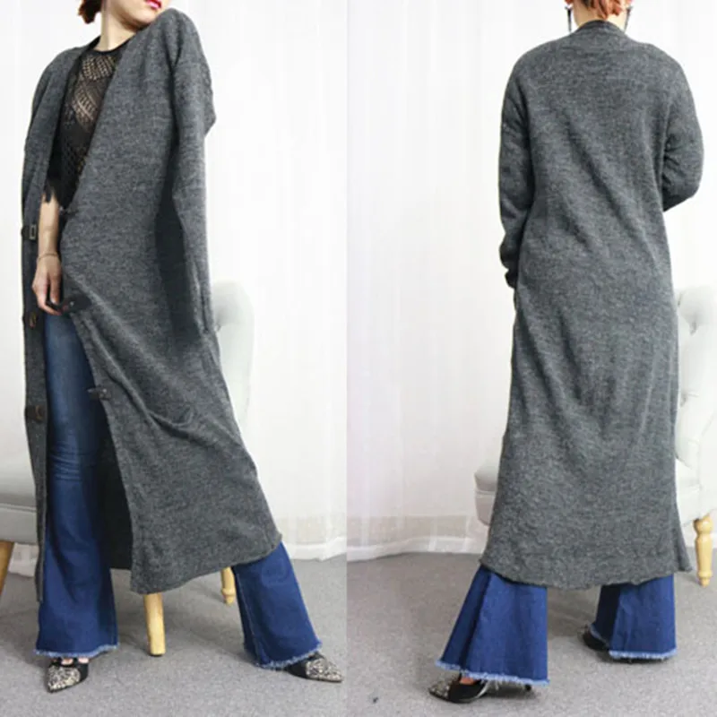 Free Shipping 2018 New Fashion Women Long Maxi Trench Plus Size Loose Long Sleeve Spring Autumn Overcoat Woolen Sweaters
Free Shipping 2018 New Fashion Women Long Maxi Trench Plus Size Loose Long Sleeve Spring Autumn Overcoat Woolen Sweaters