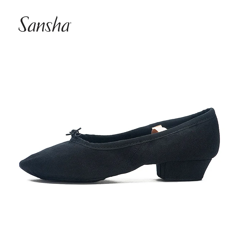 Sansha Hot Sale Canvas Ballet Soft Shoes With Heel Professional Jazz Salsa Dance Shoes TE5C
Sansha Hot Sale Canvas Ballet Soft Shoes With Heel Professional Jazz Salsa Dance Shoes TE5C