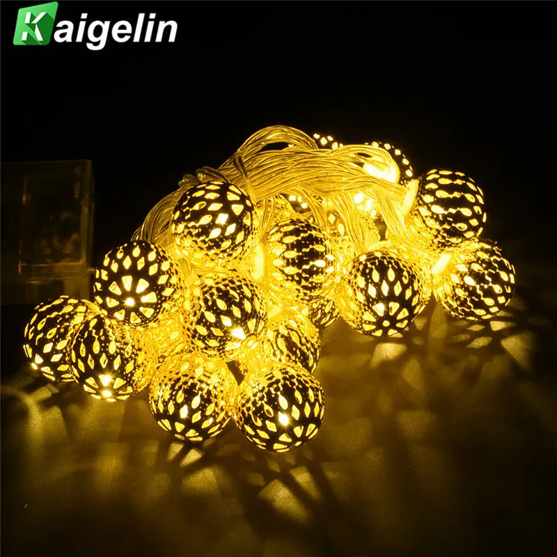 LED String Lights Warm white light Golden Moroccan Orb Battery Operated with 10/20/30 Leds Christmas wedding decor lights
LED String Lights Warm white light Golden Moroccan Orb Battery Operated with 10/20/30 Leds Christmas wedding decor lights