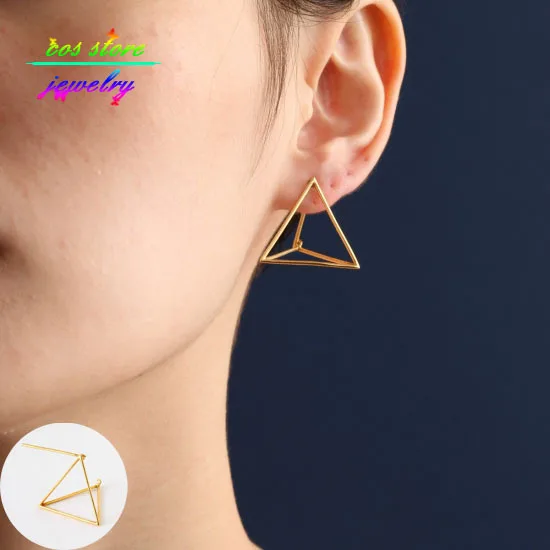 2018 Simple Gold/Silver/Black Plated Copper Minimalist 3D Triangular Cube Pyramid Stud Earrings For Women
2018 Simple Gold/Silver/Black Plated Copper Minimalist 3D Triangular Cube Pyramid Stud Earrings For Women