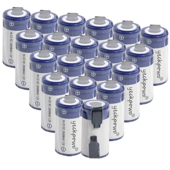20 pcs SC battery 1.2V batteries for power tools 2000mah nicd 4.25cm*2.2cm color random
20 pcs SC battery 1.2V batteries for power tools 2000mah nicd 4.25cm*2.2cm color random