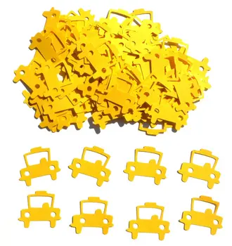 Yellow Taxi Cab Themed Party Confetti Set of 120 Assorted Pieces Table decorations scrapbook Confettis
Yellow Taxi Cab Themed Party Confetti Set of 120 Assorted Pieces Table decorations scrapbook Confettis
