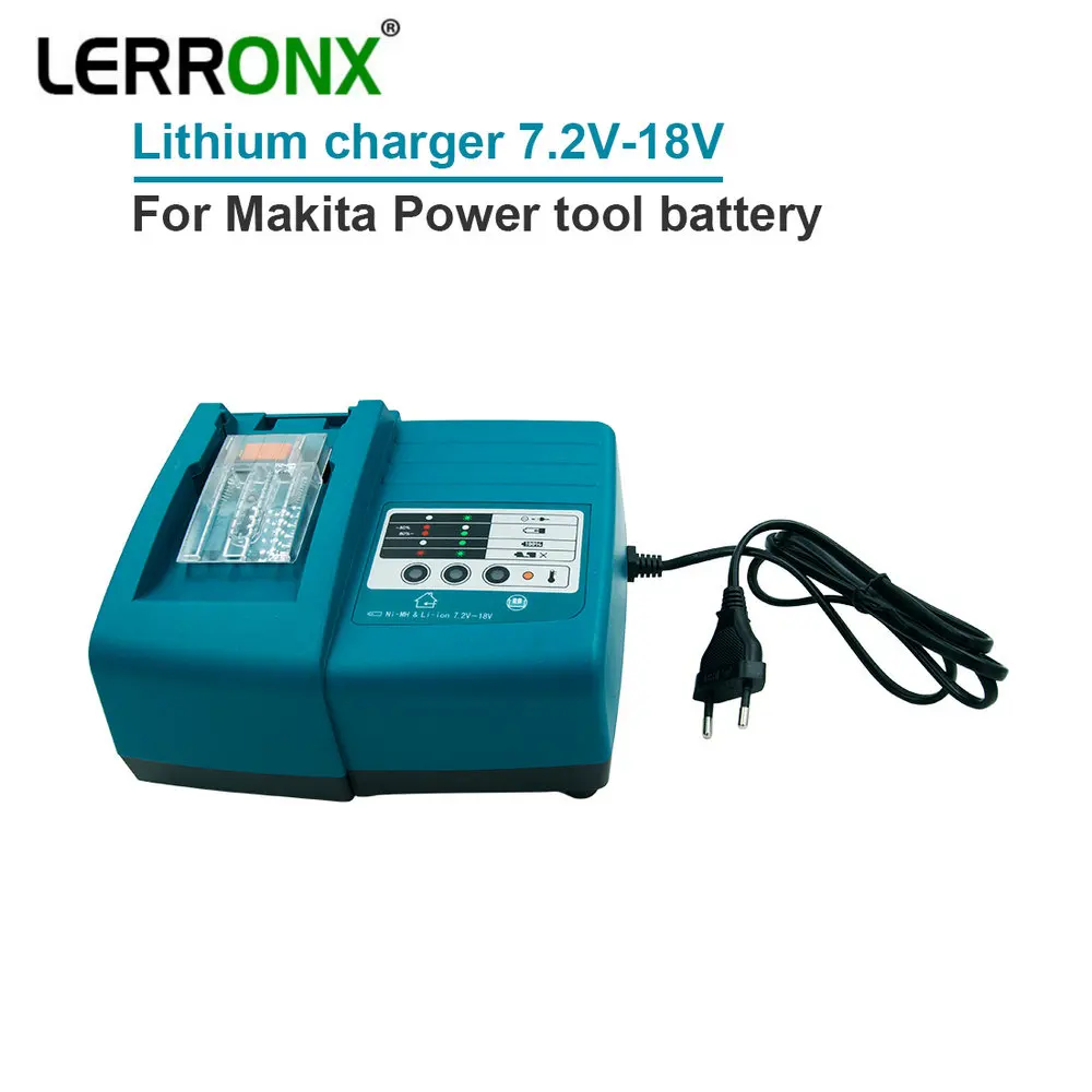 LERRONX 14.4V 18V Li ion Replacement Battery Charger for Makita Cordless Power Tool battery BL1815 BL1840 BL1415 BL1430 BL1860
LERRONX 14.4V 18V Li ion Replacement Battery Charger for Makita Cordless Power Tool battery BL1815 BL1840 BL1415 BL1430 BL1860