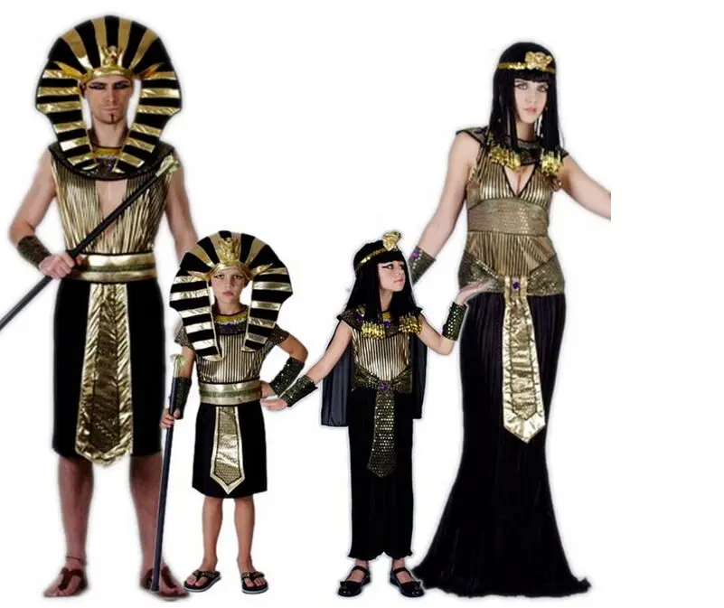 

Egypt Princess Cosplay Costumes New Egyptian Pharaoh Cosplay Masquerade Halloween Adult Childen Kid Girl Costume Cleopatra Royal