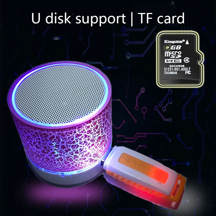 Column Mini Bluetooth Speaker Wireless LED Stereo Sound Music Speakers TF USB FM Loudspeakers Hand-free Call For iPhone 6 Phone
Column Mini Bluetooth Speaker Wireless LED Stereo Sound Music Speakers TF USB FM Loudspeakers Hand-free Call For iPhone 6 Phone