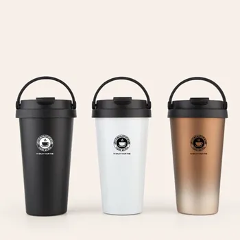 500ml Stainless Steel Vacuum Mug handle Flip Coffee Cup Office Tea Coffee Thermos Travel Beverage Bottles
500ml Stainless Steel Vacuum Mug handle Flip Coffee Cup Office Tea Coffee Thermos Travel Beverage Bottles