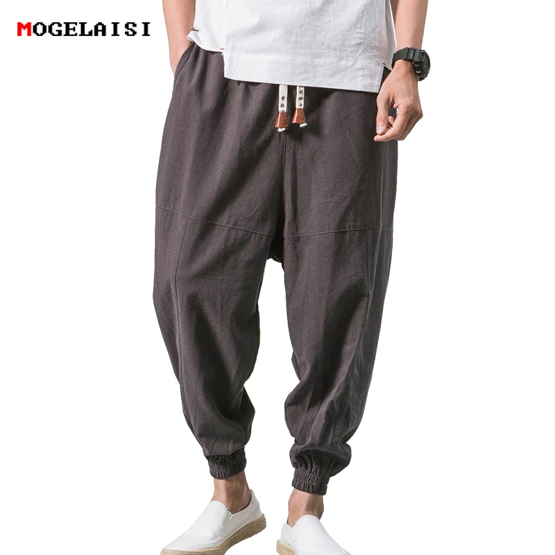 New arrival 2018 Men linen pencil pants Harem Linen Cotton Casual trousers Pants Solid Man Mid Waist solid Pants For Man Autumn
New arrival 2018 Men linen pencil pants Harem Linen Cotton Casual trousers Pants Solid Man Mid Waist solid Pants For Man Autumn