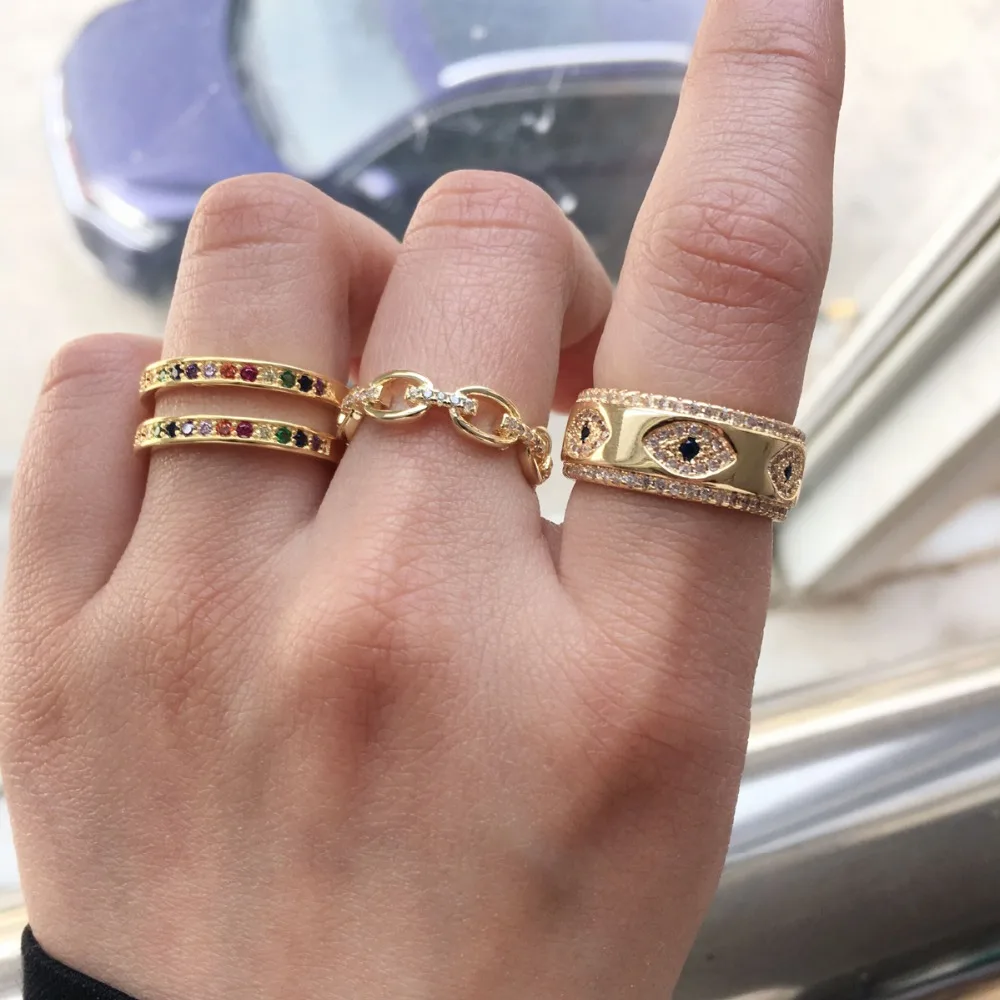 2018 news gold color plated link chain hip hop lce out cz ring for women mens mini finger stone ring wholeslae high quality
2018 news gold color plated link chain hip hop lce out cz ring for women mens mini finger stone ring wholeslae high quality