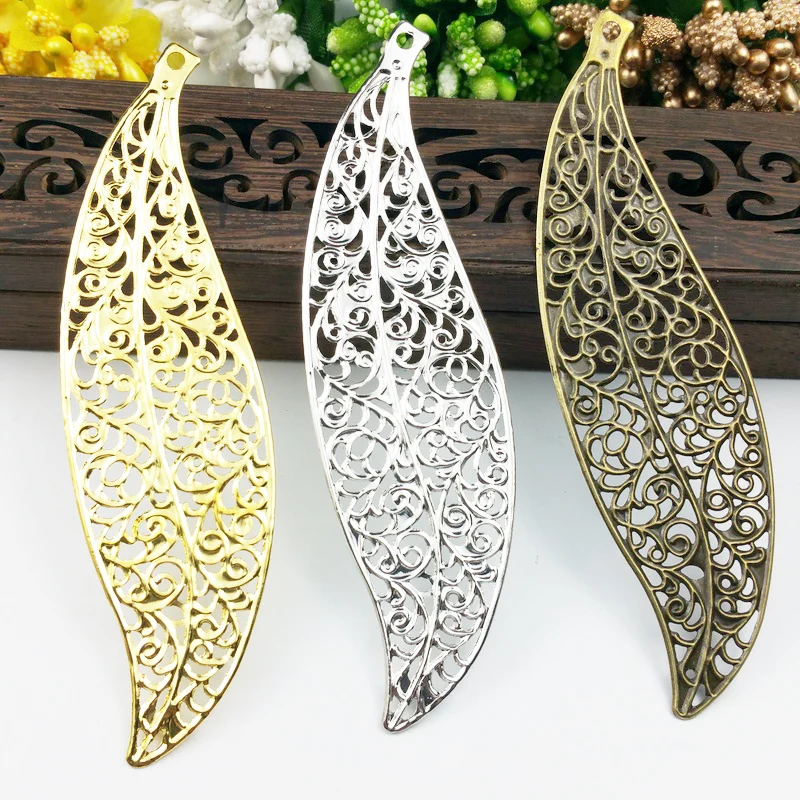 10pcs28x105mm Filigree leaf feather connectors Wraps Metal Charms For Embellishment Scrapbook DIY Jewelry Metal Craft Wraps
10pcs28x105mm Filigree leaf feather connectors Wraps Metal Charms For Embellishment Scrapbook DIY Jewelry Metal Craft Wraps