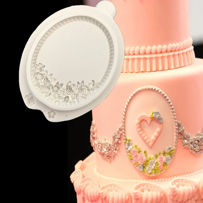 Retro Flower Frame Shaped Silicone Cake Mold Kitchen Craft Chocolate Pastry Tool Fondant Cake Decoration Mold
Retro Flower Frame Shaped Silicone Cake Mold Kitchen Craft Chocolate Pastry Tool Fondant Cake Decoration Mold