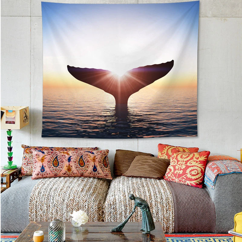 Beautiful Ocean Scenic Whale Tail Wall Tapestry Mandala Blanket Yoga Mat Decorative Tapestry for Home Throw Bohemian Cover
Beautiful Ocean Scenic Whale Tail Wall Tapestry Mandala Blanket Yoga Mat Decorative Tapestry for Home Throw Bohemian Cover