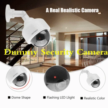 VBESTLIFE Dummy Surveillance Security Camera Dome Flashing LED Fake Security CCTV Camera 360 Rotation Realistic Camera
VBESTLIFE Dummy Surveillance Security Camera Dome Flashing LED Fake Security CCTV Camera 360 Rotation Realistic Camera