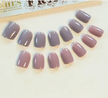 Popular Cheap Grey Pink Fake Nails 24 Pcs Short Oval Full Acrylic Artificial Nails with Glue Sticker
Popular Cheap Grey Pink Fake Nails 24 Pcs Short Oval Full Acrylic Artificial Nails with Glue Sticker