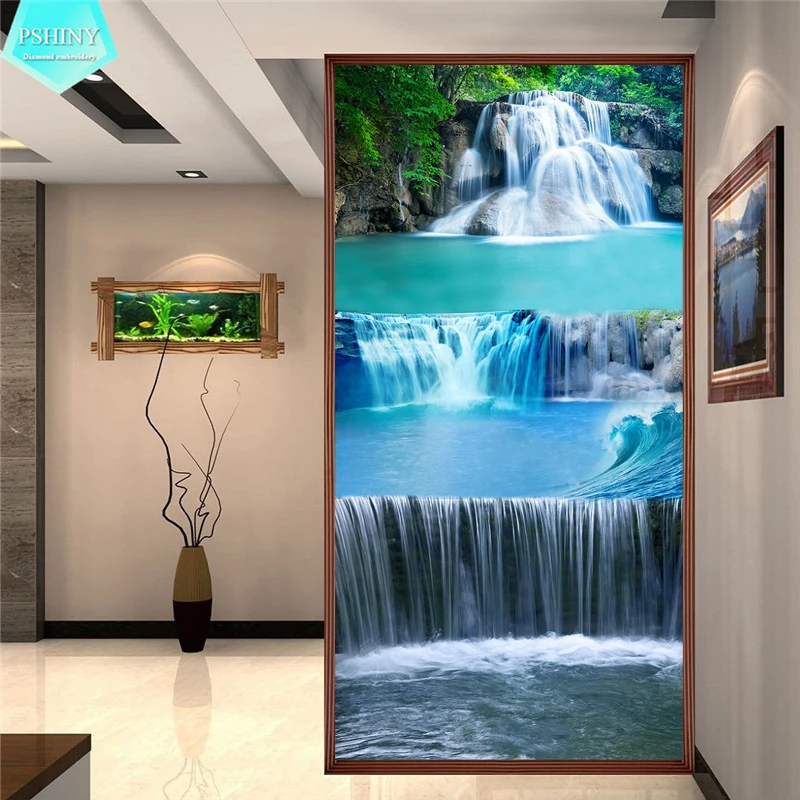 PSHINY 5D DIY Diamond embroidery sale Waterfall Landscape kit set Full Square rhinestone diamond painting cross stich
PSHINY 5D DIY Diamond embroidery sale Waterfall Landscape kit set Full Square rhinestone diamond painting cross stich