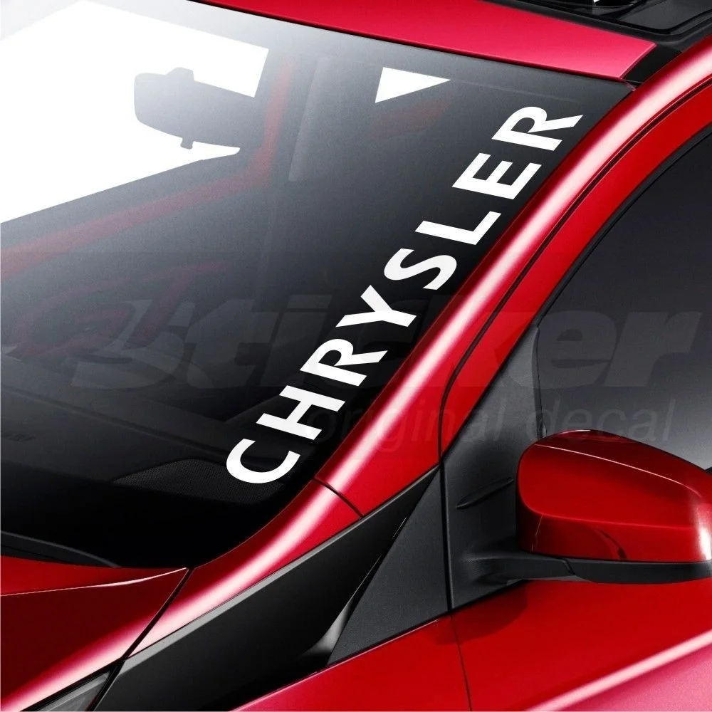 For Chrysler Car Windscreen Decal sticker emblem logo 300C 300M Concorde Crossfire Car Styling
For Chrysler Car Windscreen Decal sticker emblem logo 300C 300M Concorde Crossfire Car Styling