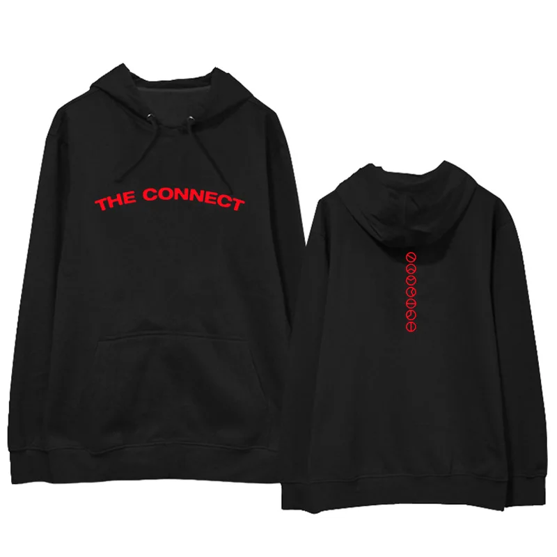 Monsta X THE CONNECT two encore concert tour модная толстовка с капюшоном | Женская одежда