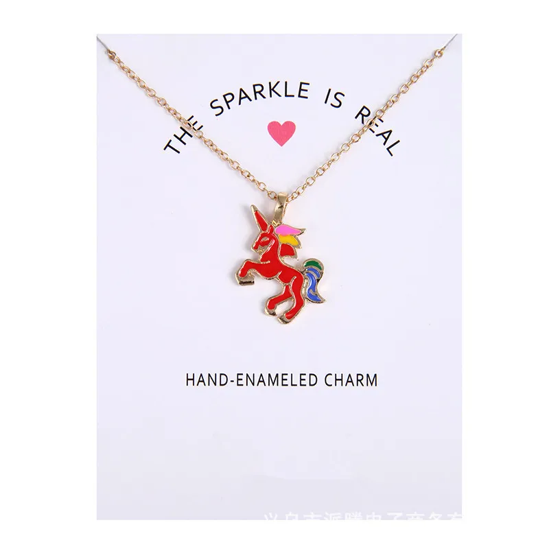 " Sparkled Unicorn" Necklace 1