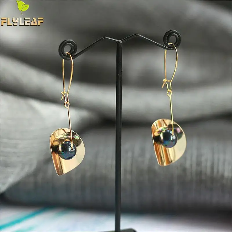 Flyleaf 925 Sterling Silver Nature Shell Bead Drop Long Earrings For Women Gold Dangle Earings Fashion Jewelry Original Handmade
Flyleaf 925 Sterling Silver Nature Shell Bead Drop Long Earrings For Women Gold Dangle Earings Fashion Jewelry Original Handmade
