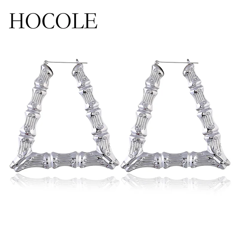 HOCOLE European Exaggerated Geometric Hoop Earrings for Women Gold Silver Color Big Alloy Statement Earrings Brincos New Jewelry
HOCOLE European Exaggerated Geometric Hoop Earrings for Women Gold Silver Color Big Alloy Statement Earrings Brincos New Jewelry