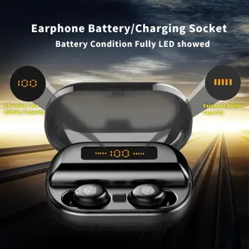 Touch Control Wireless Bluetooth Headset 5.0 Hifi Earphone with Mic Dual Ear Bluetooth Headset Stereo Phone With Charger Box qia
Touch Control Wireless Bluetooth Headset 5.0 Hifi Earphone with Mic Dual Ear Bluetooth Headset Stereo Phone With Charger Box qia