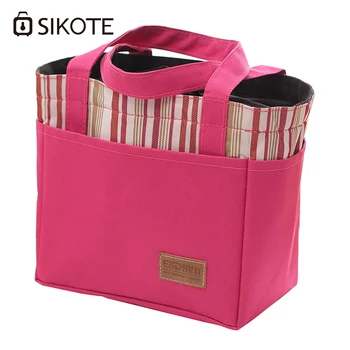 SIKOTE Fashion Women Insulation Lunch Bag Oxford Cloth Lunch Box Thermal Food Picnic Package Cooler Bag
SIKOTE Fashion Women Insulation Lunch Bag Oxford Cloth Lunch Box Thermal Food Picnic Package Cooler Bag