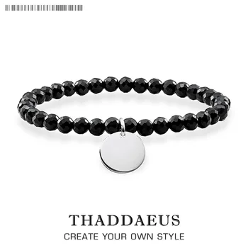Fashion Accessories Jewelry Lava Stone Onyx Faceted Bead Round Disk 925 Silver Charm Stretch Bracelet Gift For Women
Fashion Accessories Jewelry Lava Stone Onyx Faceted Bead Round Disk 925 Silver Charm Stretch Bracelet Gift For Women