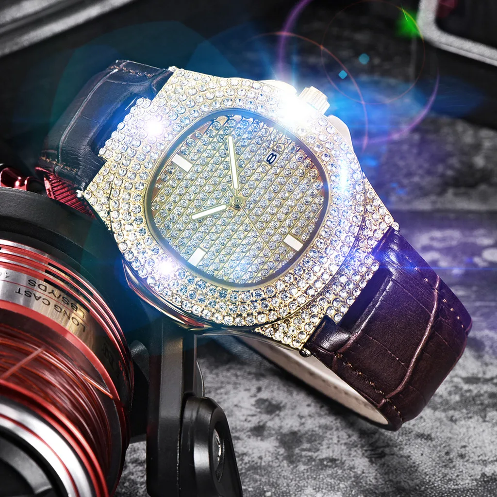 New Arrival 2019 Bling Fully Rhinestone Watches Quartz Iced Out Gold Silver Diamond Wristwatch dress Bracelet Montres Femme A3
New Arrival 2019 Bling Fully Rhinestone Watches Quartz Iced Out Gold Silver Diamond Wristwatch dress Bracelet Montres Femme A3