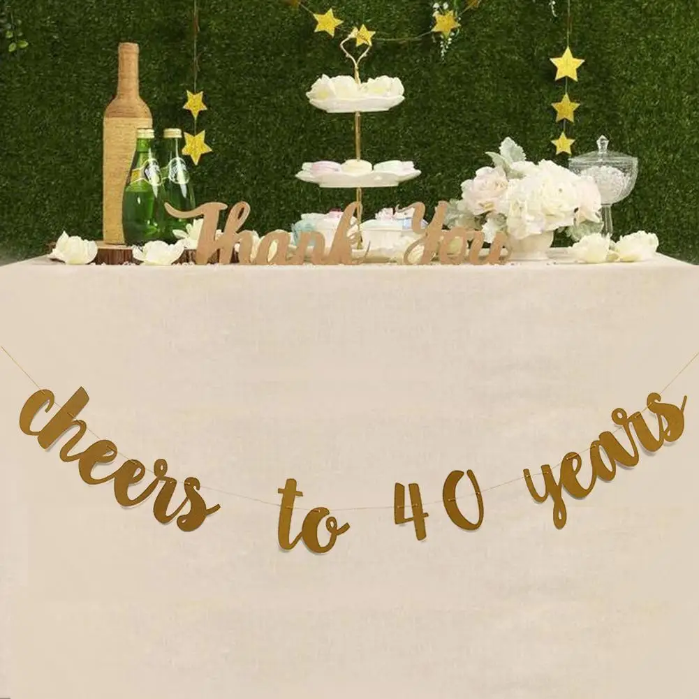 string flag birthday party banner wedding party supplies