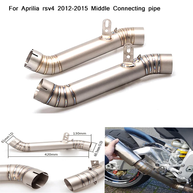 Moto-Modified Middle Connecting Pipe Stainless steel And Titanium alloy System silp on for Aprilia rsv4 2012 2013 2014 2015
Moto-Modified Middle Connecting Pipe Stainless steel And Titanium alloy System silp on for Aprilia rsv4 2012 2013 2014 2015