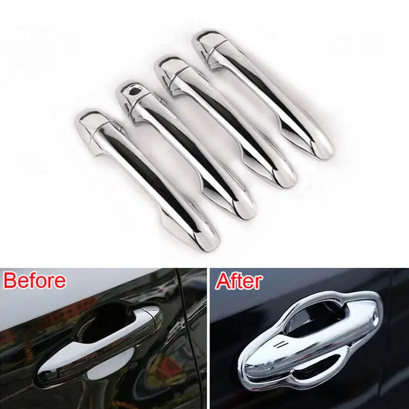 8Pcs ABS Chrome Auto Car Door Handle Catch Cover Trim Overlay Catch Cap Without Keyless Hole For Highlander 2015 car styling
8Pcs ABS Chrome Auto Car Door Handle Catch Cover Trim Overlay Catch Cap Without Keyless Hole For Highlander 2015 car styling