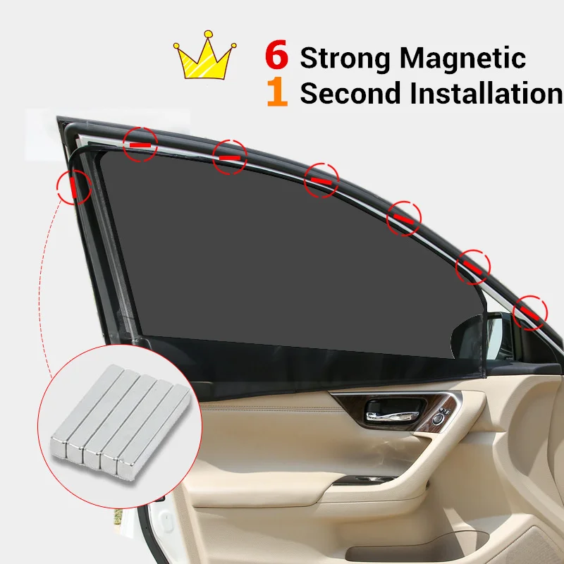 Magnetic Mesh Car SunShade Cover SUV Sunscreen Curved Square Side Block Commercial Vehicle Sun Visors for Side Window Curtain
Magnetic Mesh Car SunShade Cover SUV Sunscreen Curved Square Side Block Commercial Vehicle Sun Visors for Side Window Curtain